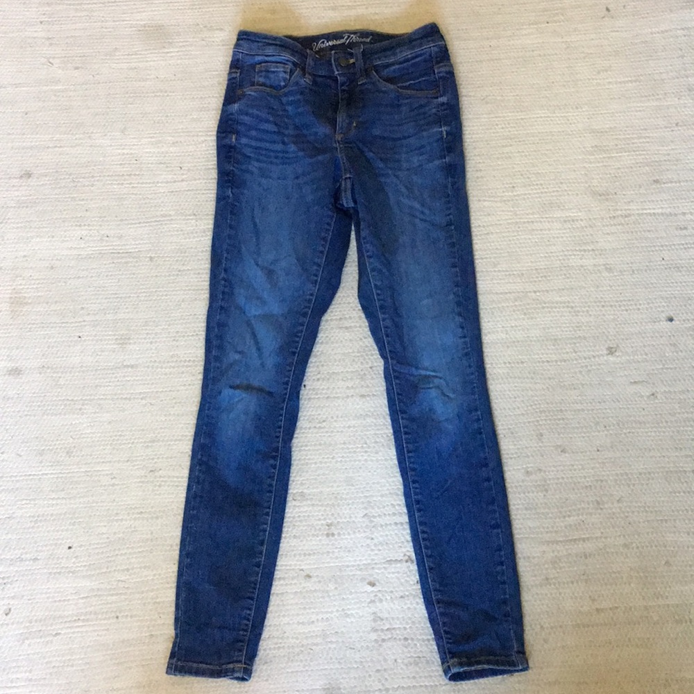 High rise skinny jeans